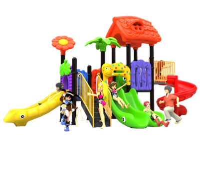 เครื่องเล่นสนามกลางแจ้ง เครื่องเล่นสนามในร่ม, ชุดบ้านสวนดอกไม้หลังคาแดง ,สไลเดอร์, กระดานลื่น, ของเล่น,ครุภัณฑ์สนามเด็กเล่น, สพฐ,โครงการโรงเรียนประชารัฐ