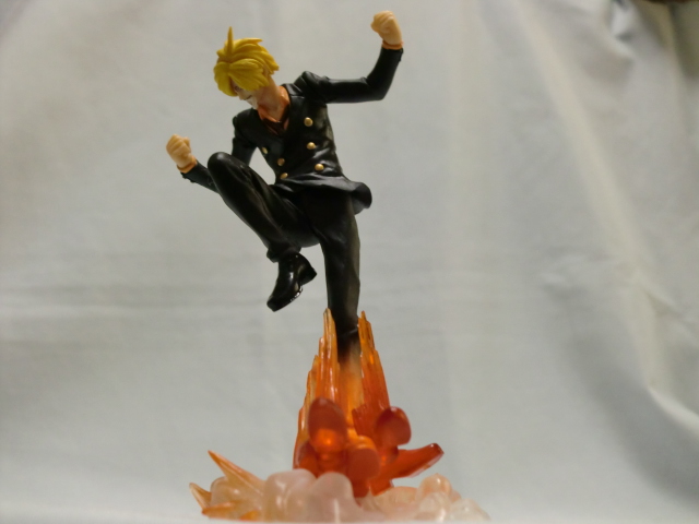 Sanji ของแท้ JP แมวทอง - Attack Motions Bandai [โมเดลวันพีช]