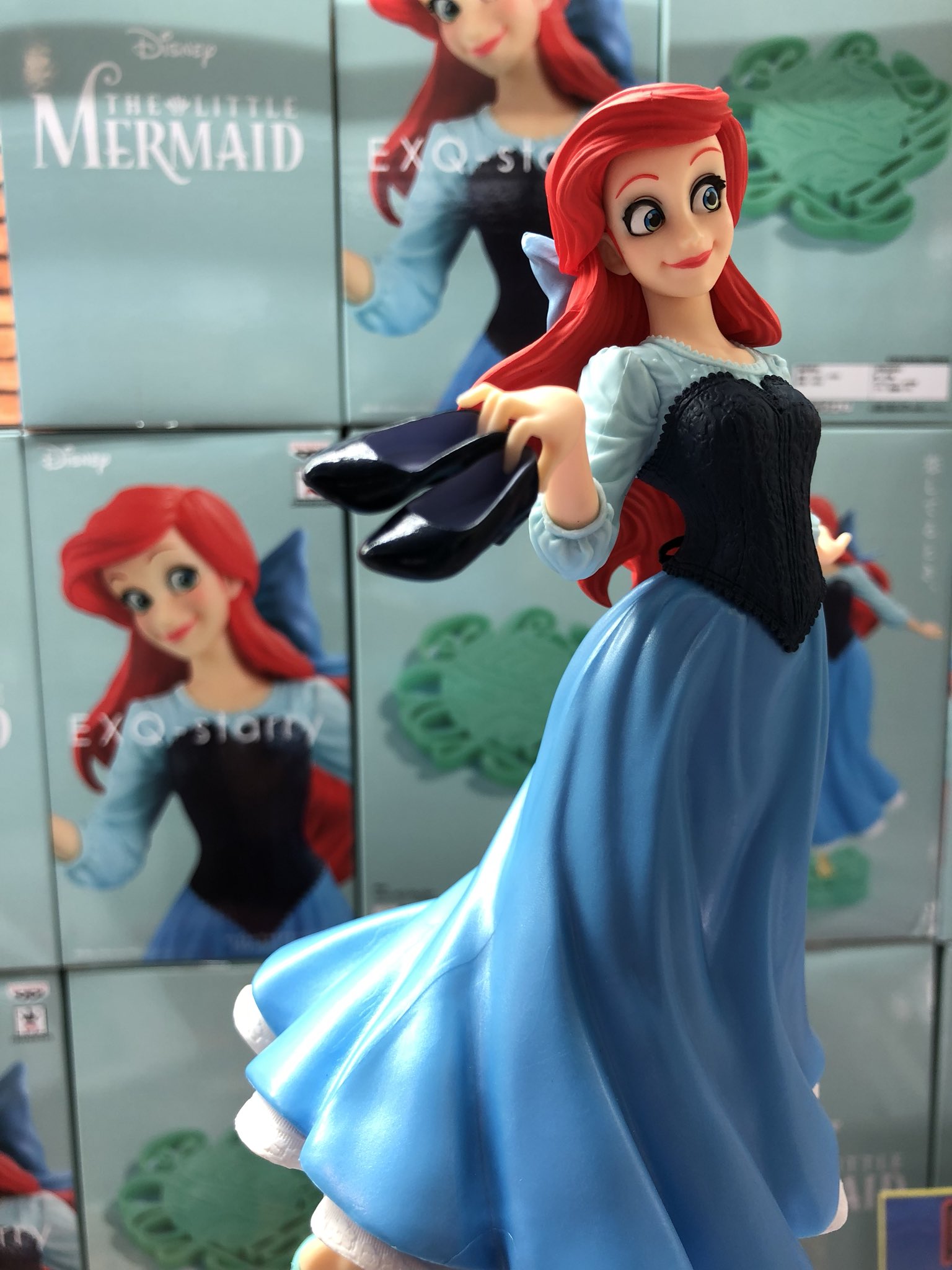 Ariel ของแท้ JP - EXQ-starry Banpresto [โมเดล Disney]