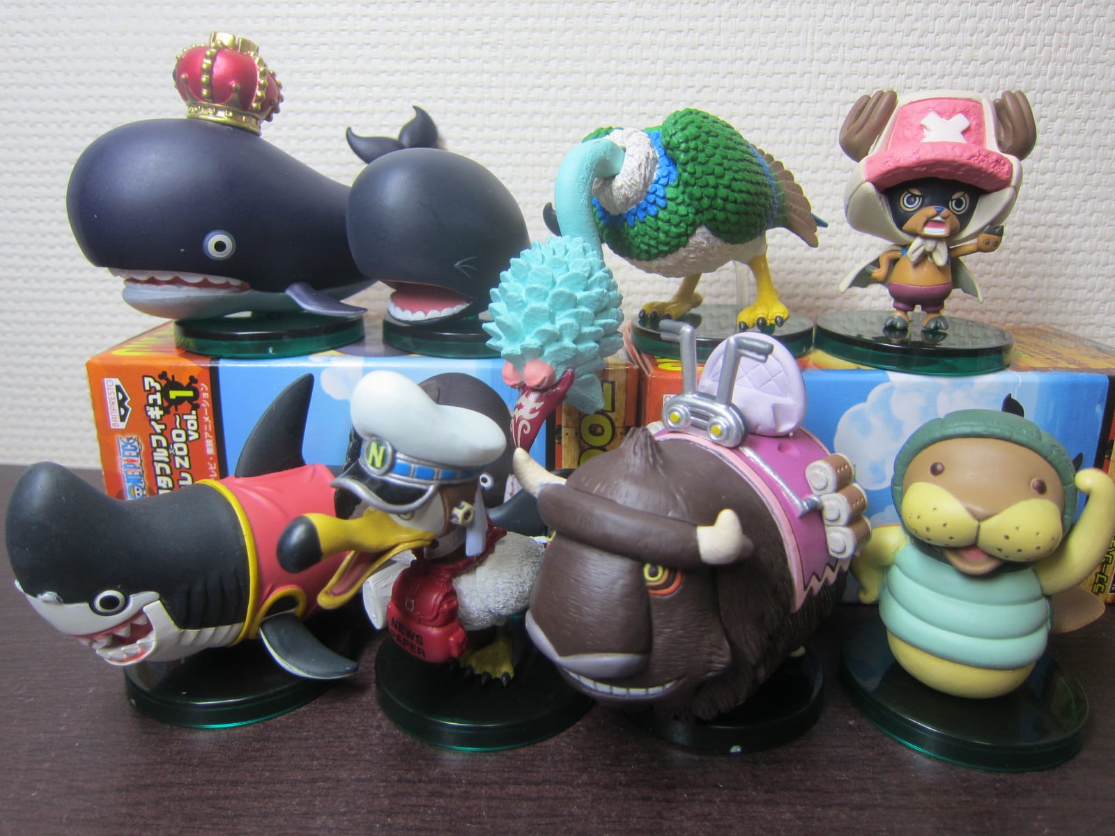 Zoo Set ของแท้ JP แมวทอง - WCF Banpresto [โมเดลวันพีช] (8 ตัว)