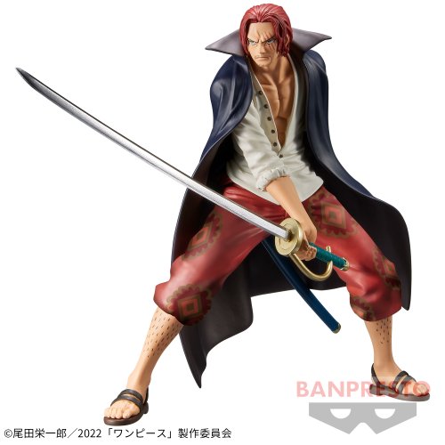 Shanks Film Red ของแท้ JP แมวทอง - DXF Banpresto [โมเดลวันพีช]