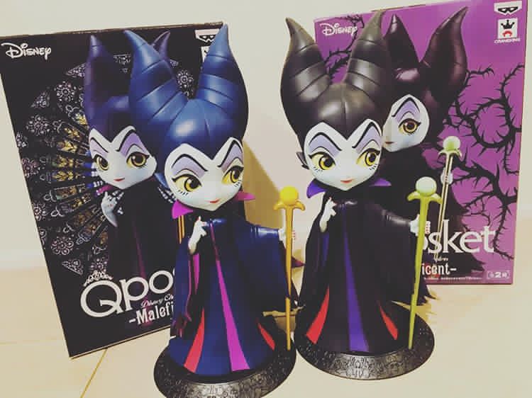 Maleficent - Pastel Color ของแท้ JP - Q Posket Banpresto [โมเดล Disney]