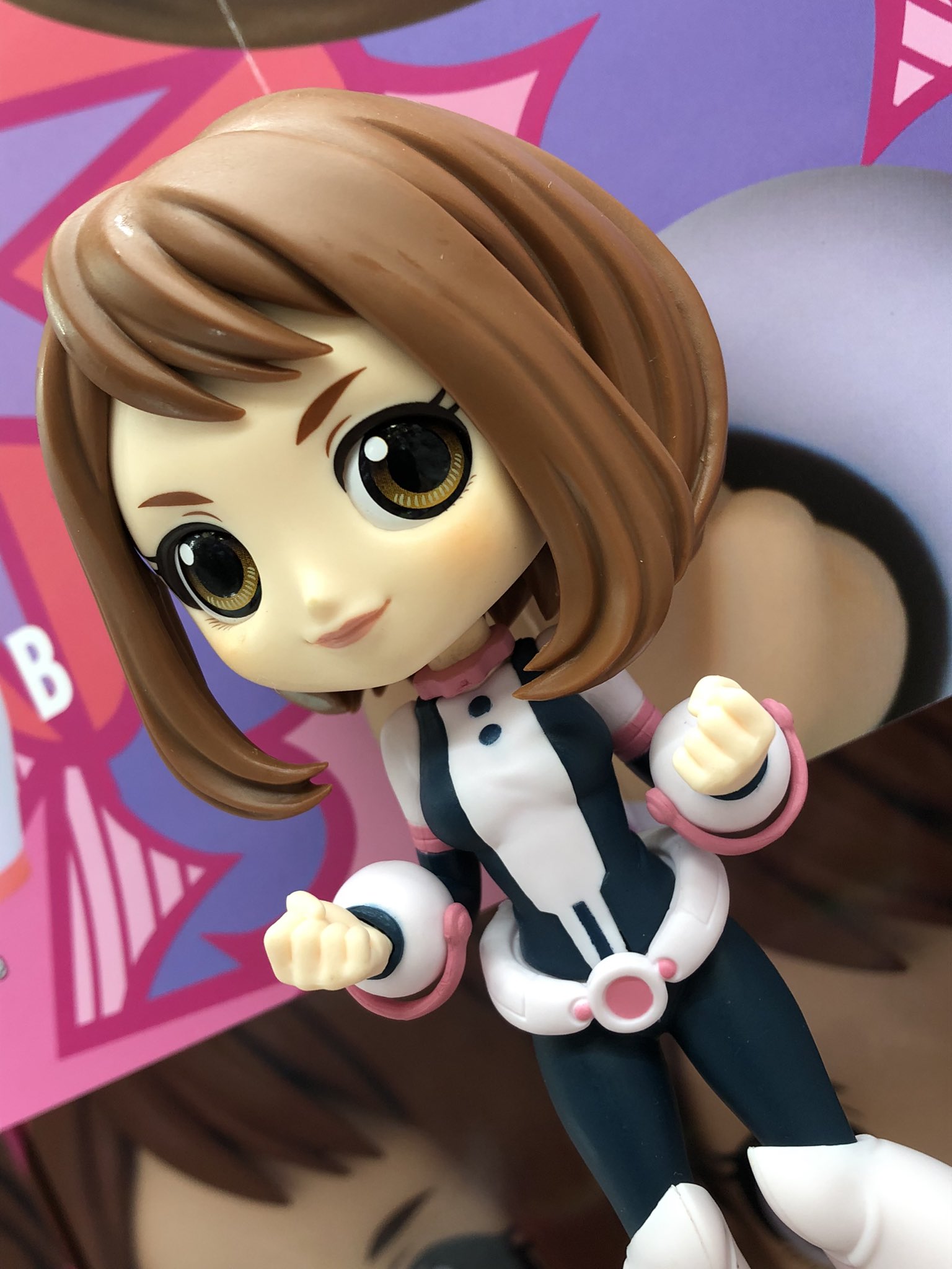 Uraraka ของแท้ JP - Q Posket Banpresto [โมเดล My Hero Academia]