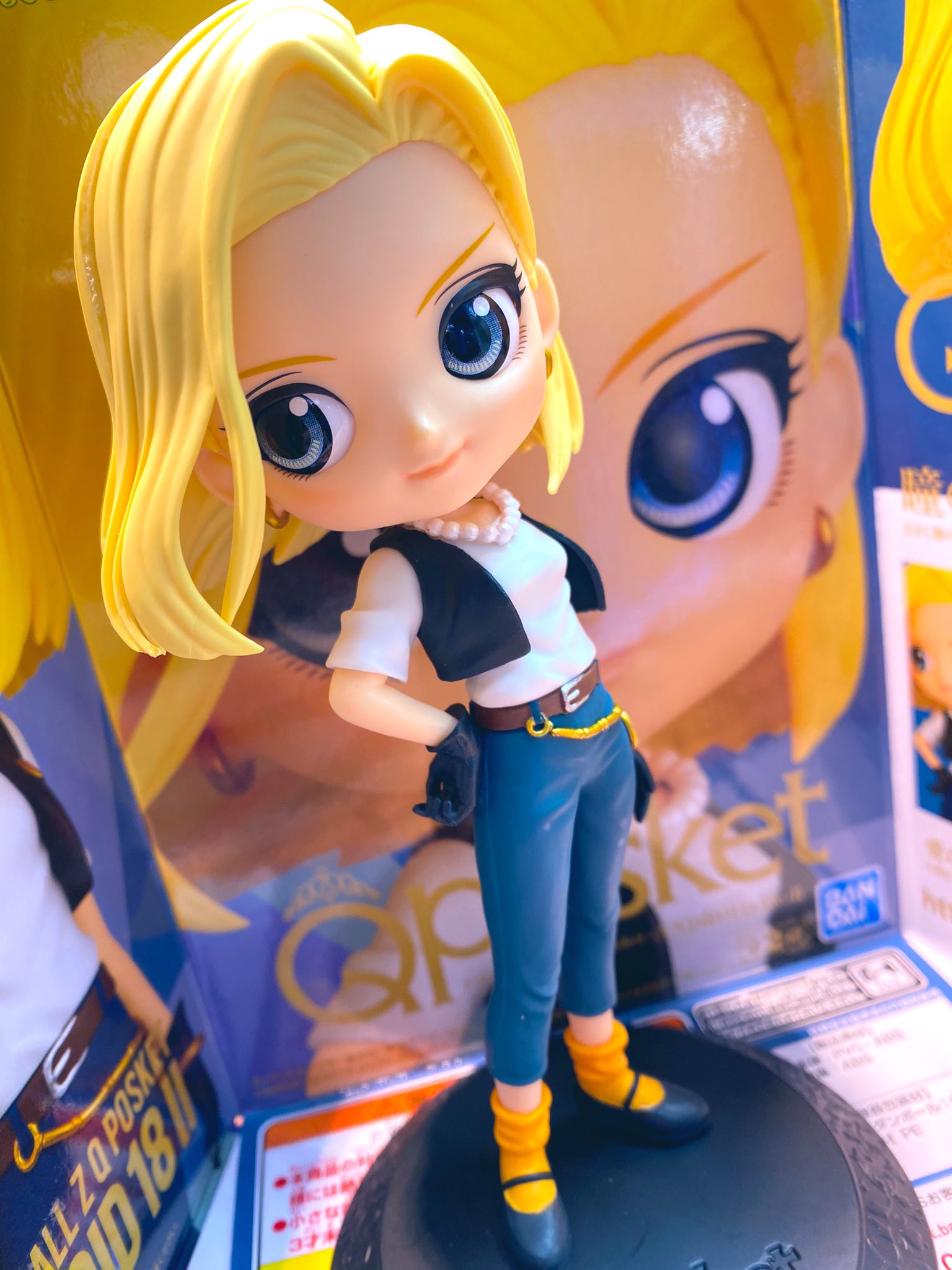 No.18 ของแท้ JP แมวทอง - Q Posket Banpresto [โมเดลดราก้อนบอล]