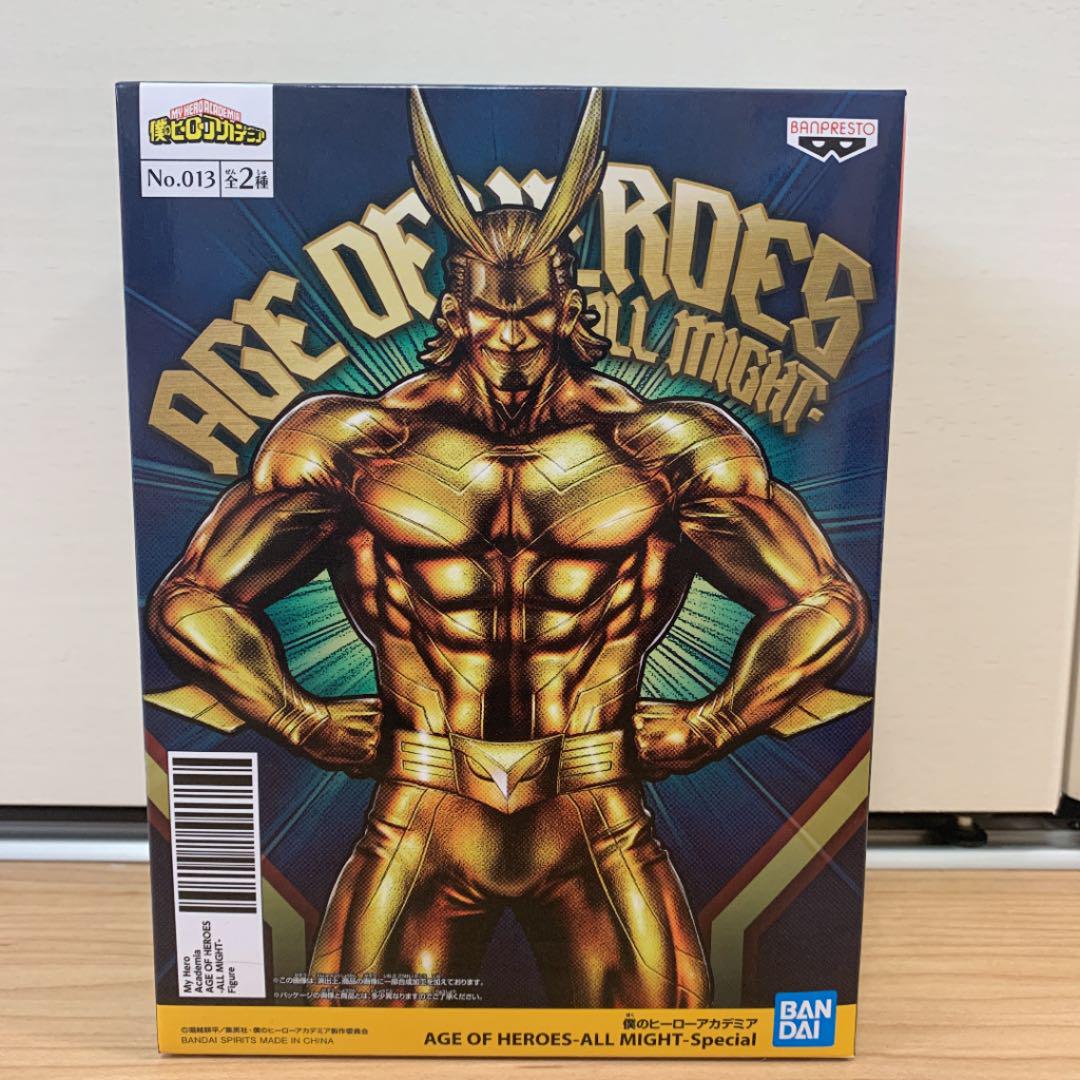 All Might Special Color ของแท้ JP - Age of Heroes Banpresto [โมเดล My Hero Academia]