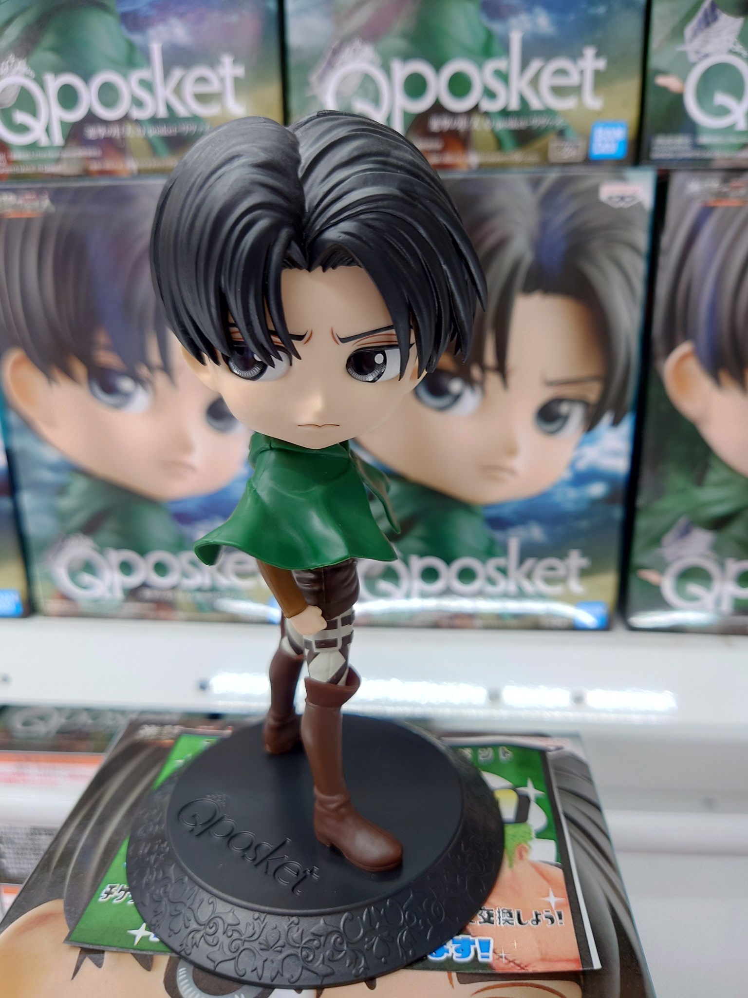 Levi ของแท้ JP - Q Posket Banpresto [โมเดล Attack on Titan]