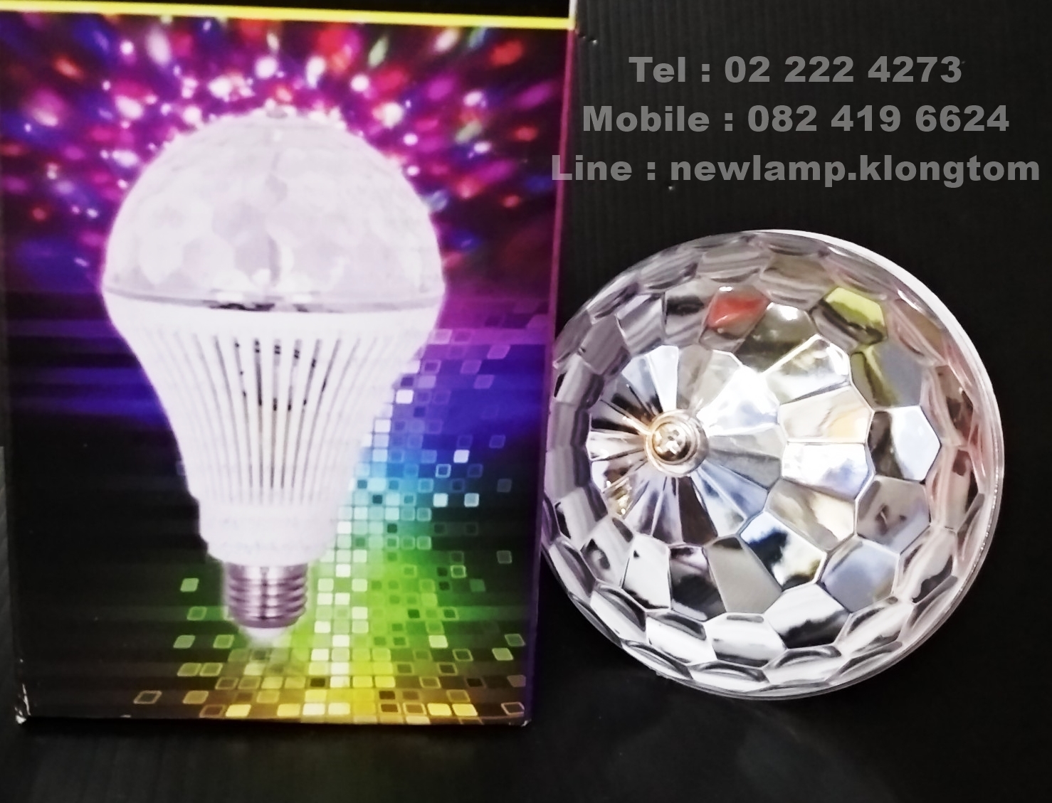 Full color rotating lamp ไฟมินิปาร์ตี้