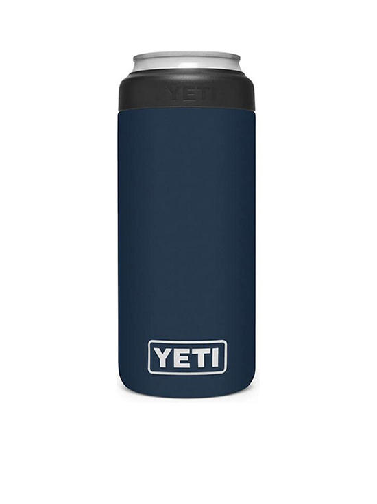 Yeti Rambler 12Oz Colster Slim Can Insulator Navy 0888830065303