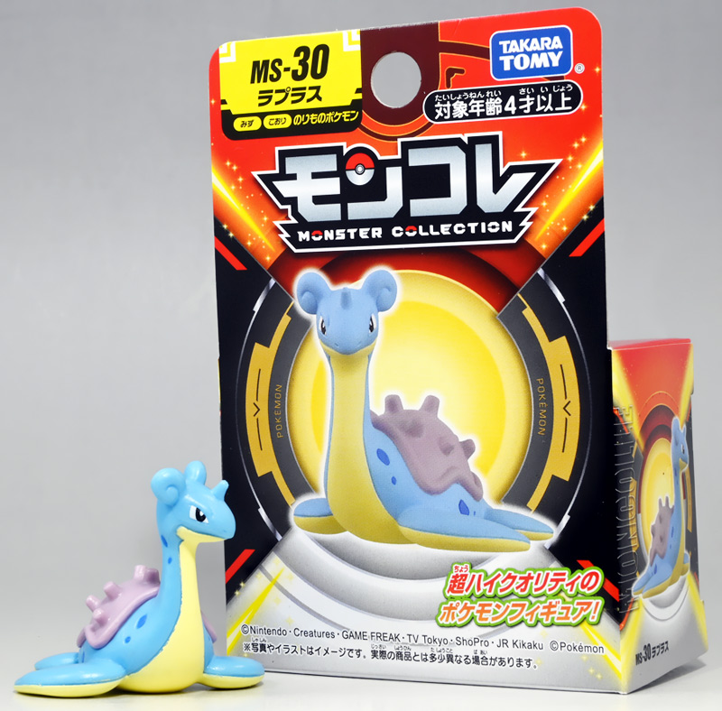 Lapras ของแท้ JP - Monster Collection Takara Tomy [โมเดลโปเกมอน]