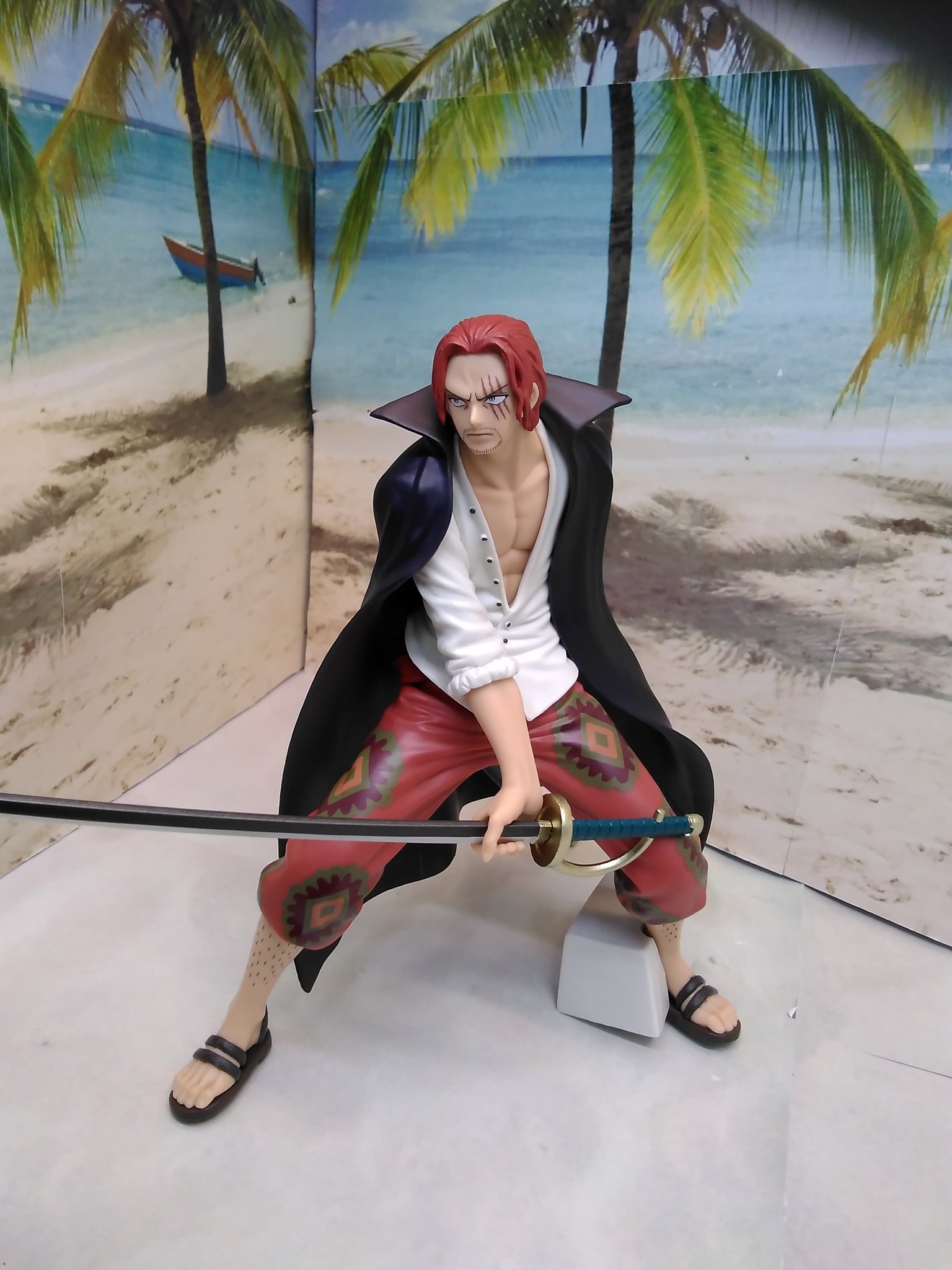 Shanks Film Red ของแท้ JP แมวทอง - DXF Banpresto [โมเดลวันพีช]
