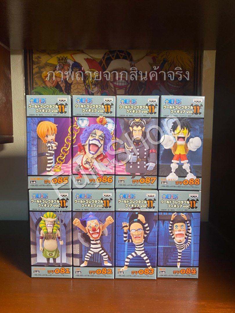 Impel Down Set ของแท้ JP แมวทอง - WCF Banpresto [โมเดลวันพีช] (8 ตัว)