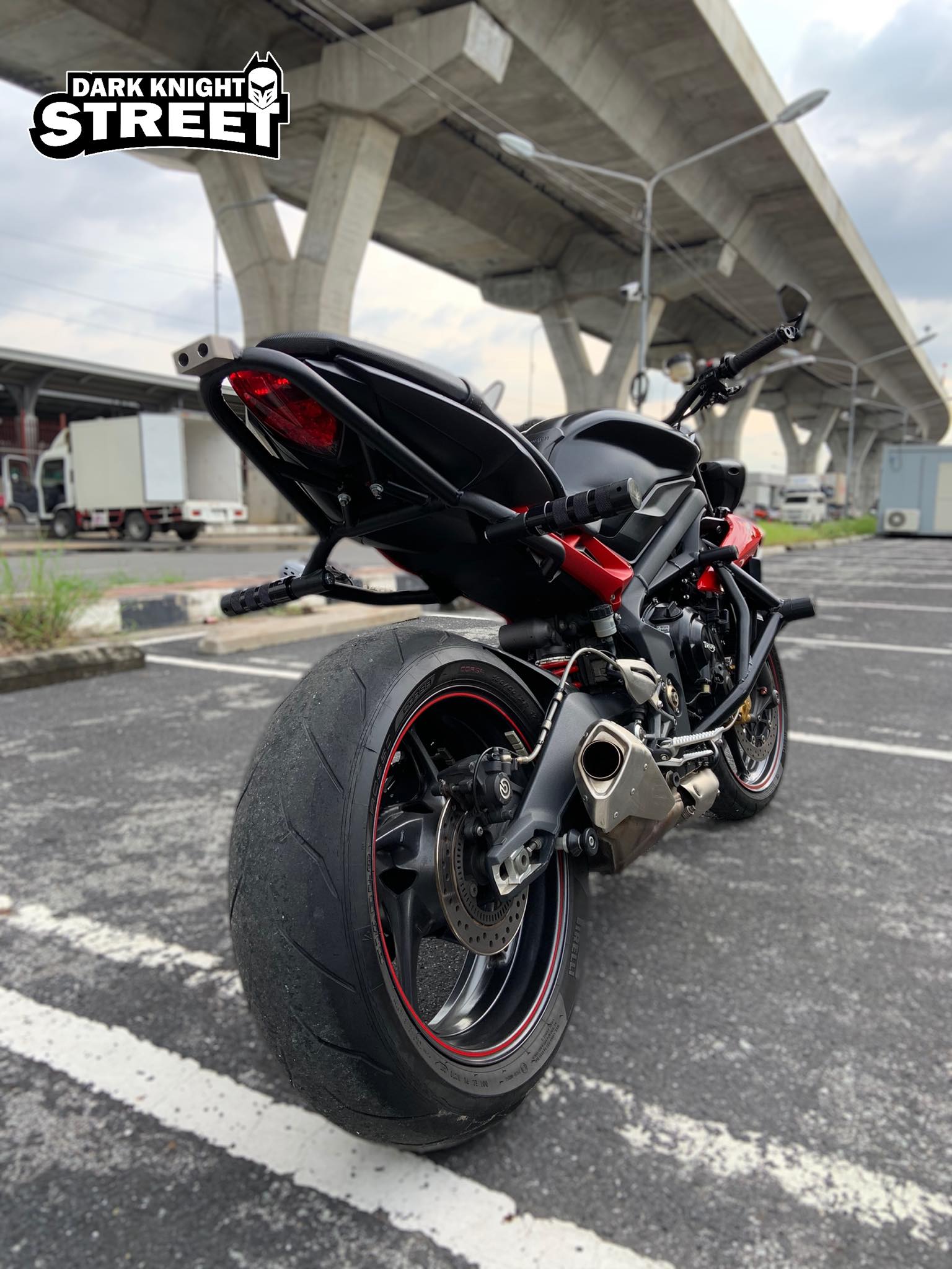 Triump Street Triple 675 Subcage with titanuim