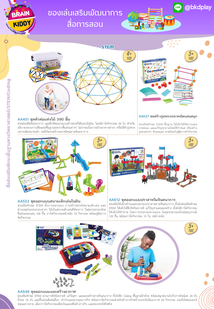 cattalog แคตตาล็อก สื่อการสอนทุกวิชา งานนำเข้า และอื่นๆ ของเล่นฝึกสมอง ฝึกไอคิว