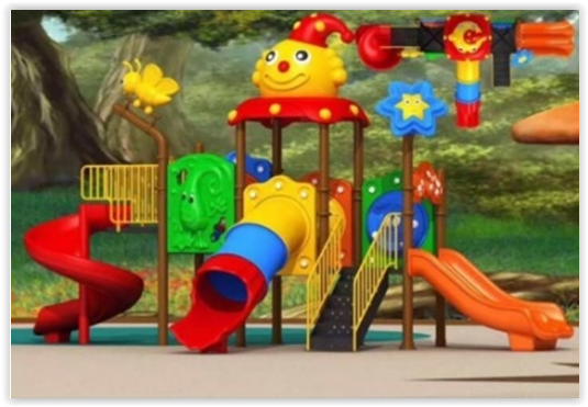 เครื่องเล่นสนามกลางแจ้ง-ในร่ม, ชุดตุ๊กตาแฟนซี, กระดานลื่น, สไลเดอร์ ของเล่น,ครุภัณฑ์สนามเด็กเล่น, สพฐ,โครงการโรงเรียนประชารัฐ