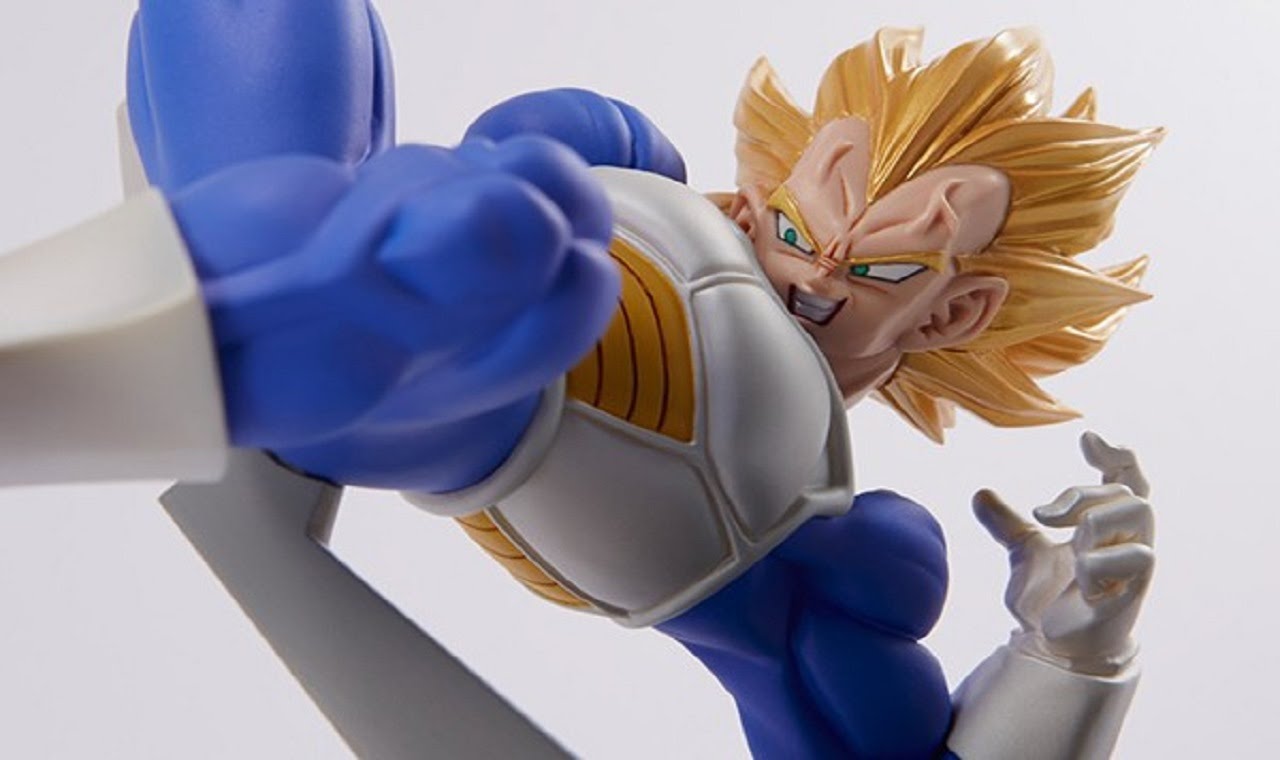 Vegeta Super Saiyan ของแท้ JP แมวทอง - Scultures Banpresto [โมเดลดราก้อนบอล]