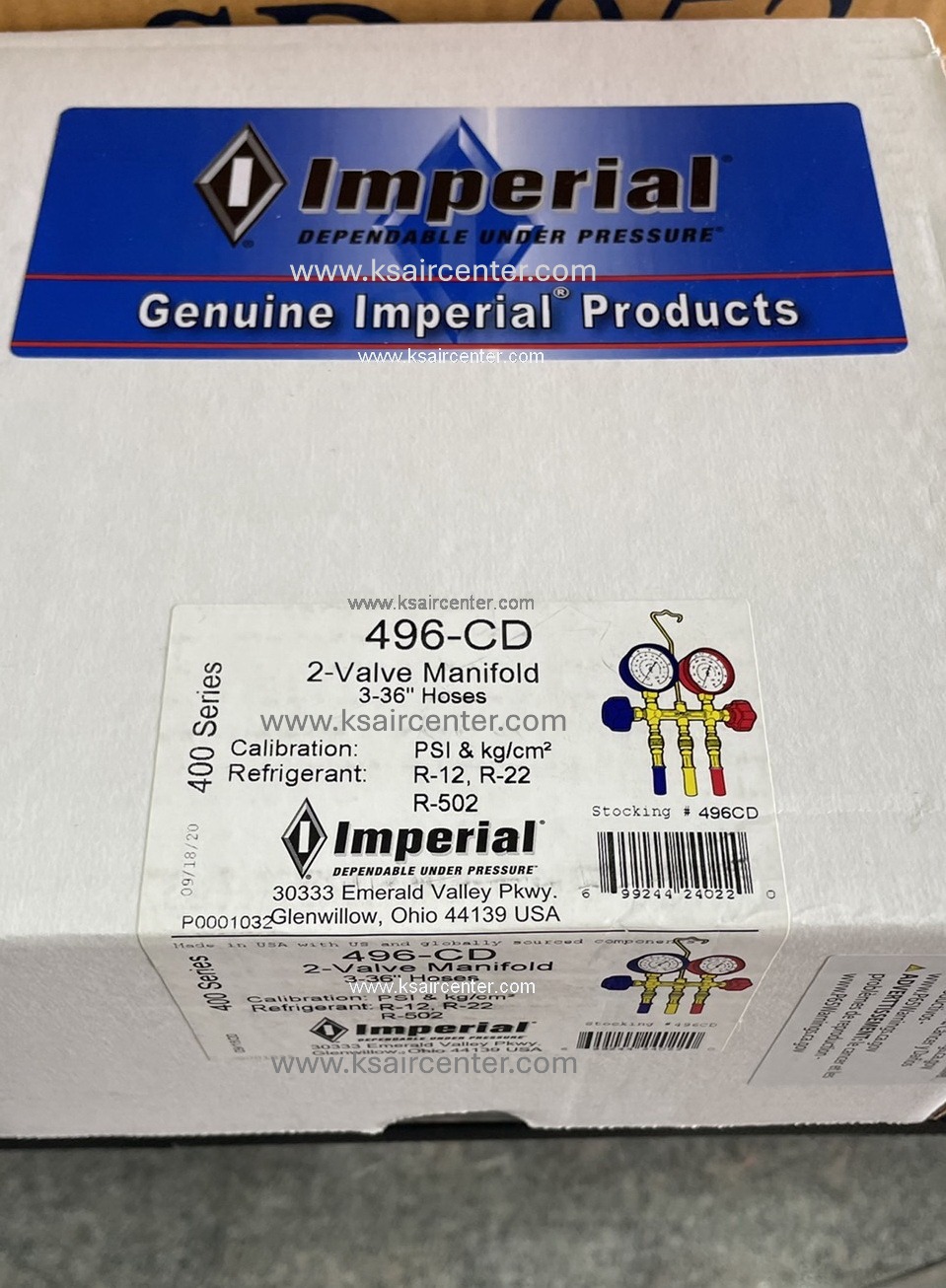 ชุดเกจชาร์จนํ้ายา IMPERIAL (Model 496-CD) (รหัสสินค้า 001001)
