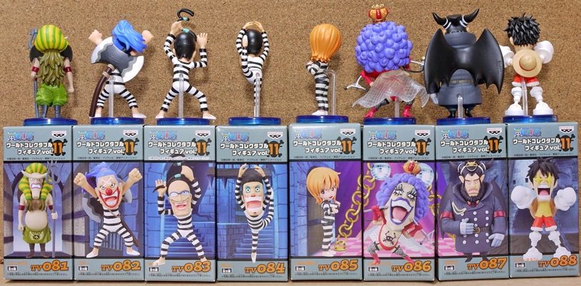 Impel Down Set ของแท้ JP แมวทอง - WCF Banpresto [โมเดลวันพีช] (8 ตัว)
