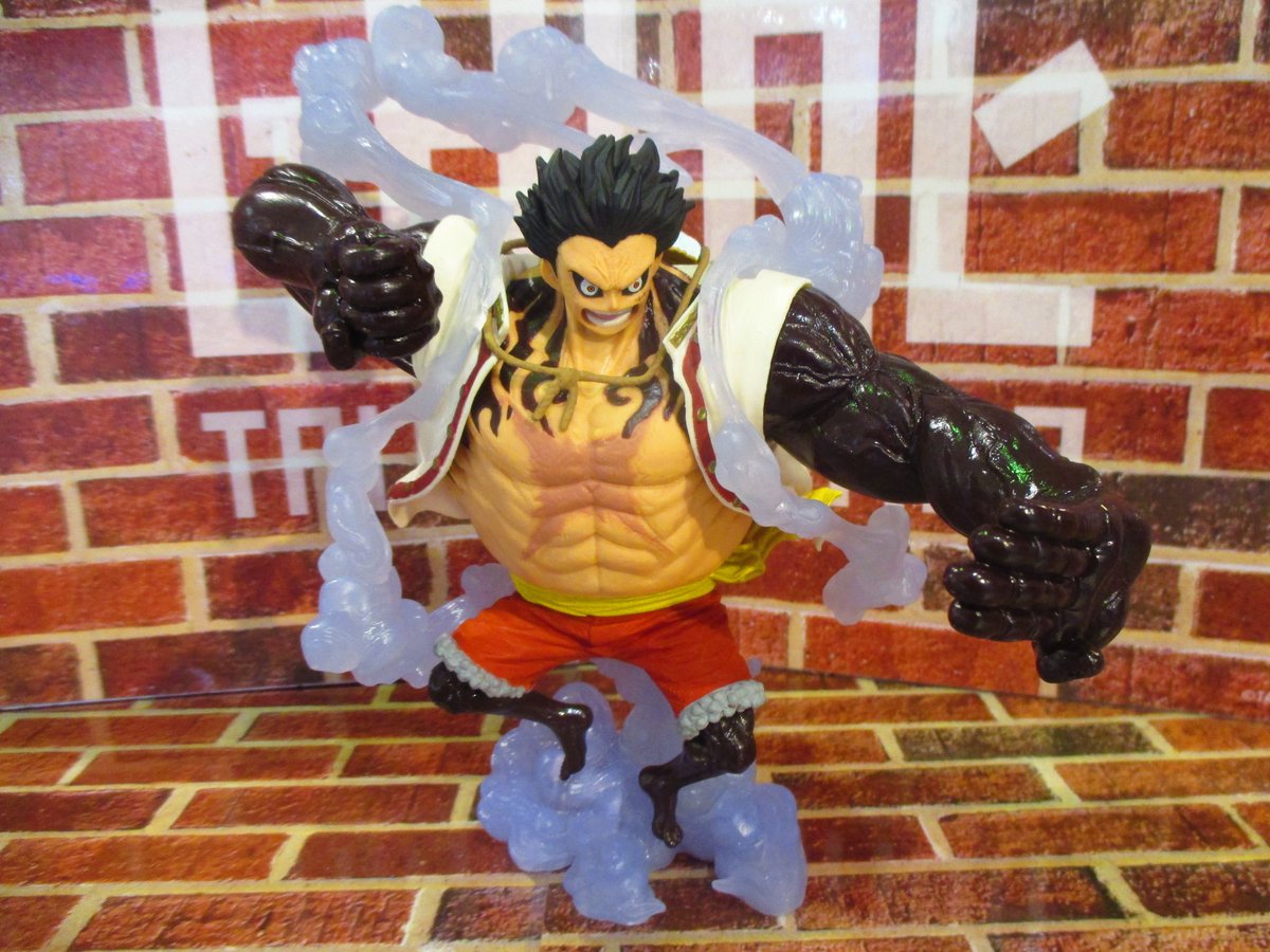 Luffy Gear 4 ของแท้ JP แมวทอง - King of Artist Banpresto [โมเดลวันพีช]