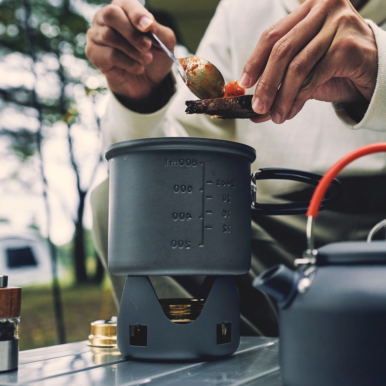 JP Compact Alcohol Burner & Cooker Set 38863