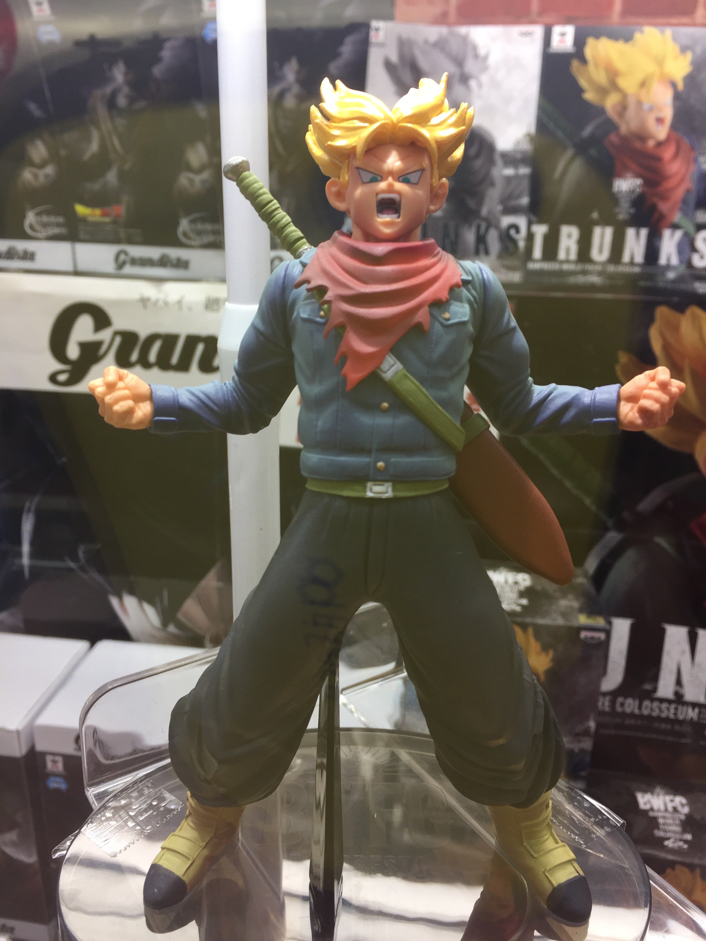Trunks Super Saiyan ของแท้ JP แมวทอง - Banpresto World Figure Colosseum [โมเดลดราก้อนบอล]