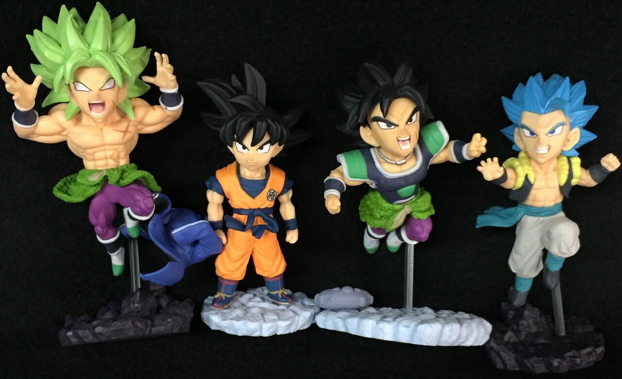 The Movie Broly Set ของแท้ JP แมวทอง - WCD Banpresto [โมเดลดราก้อนบอล] (4 ตัว)