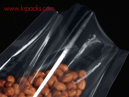 ถุงซิปสูญญากาศพลาสติกใส