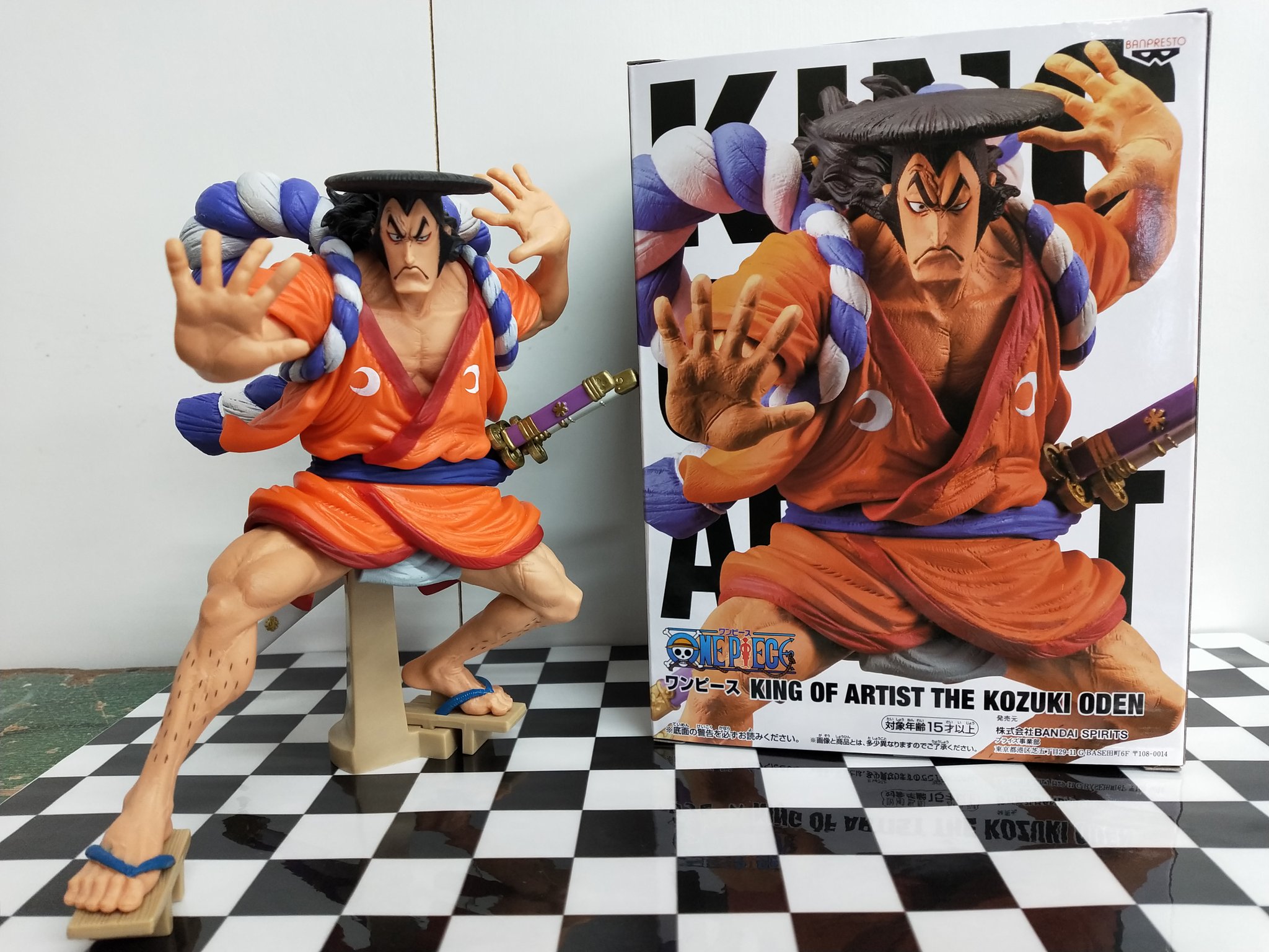 Oden ของแท้ JP แมวทอง - King of Artist Banpresto [โมเดลวันพีช]