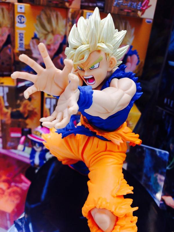 Goku Super Saiyan ของแท้ JP แมวทอง - Scultures Banpresto [โมเดลดราก้อนบอล]