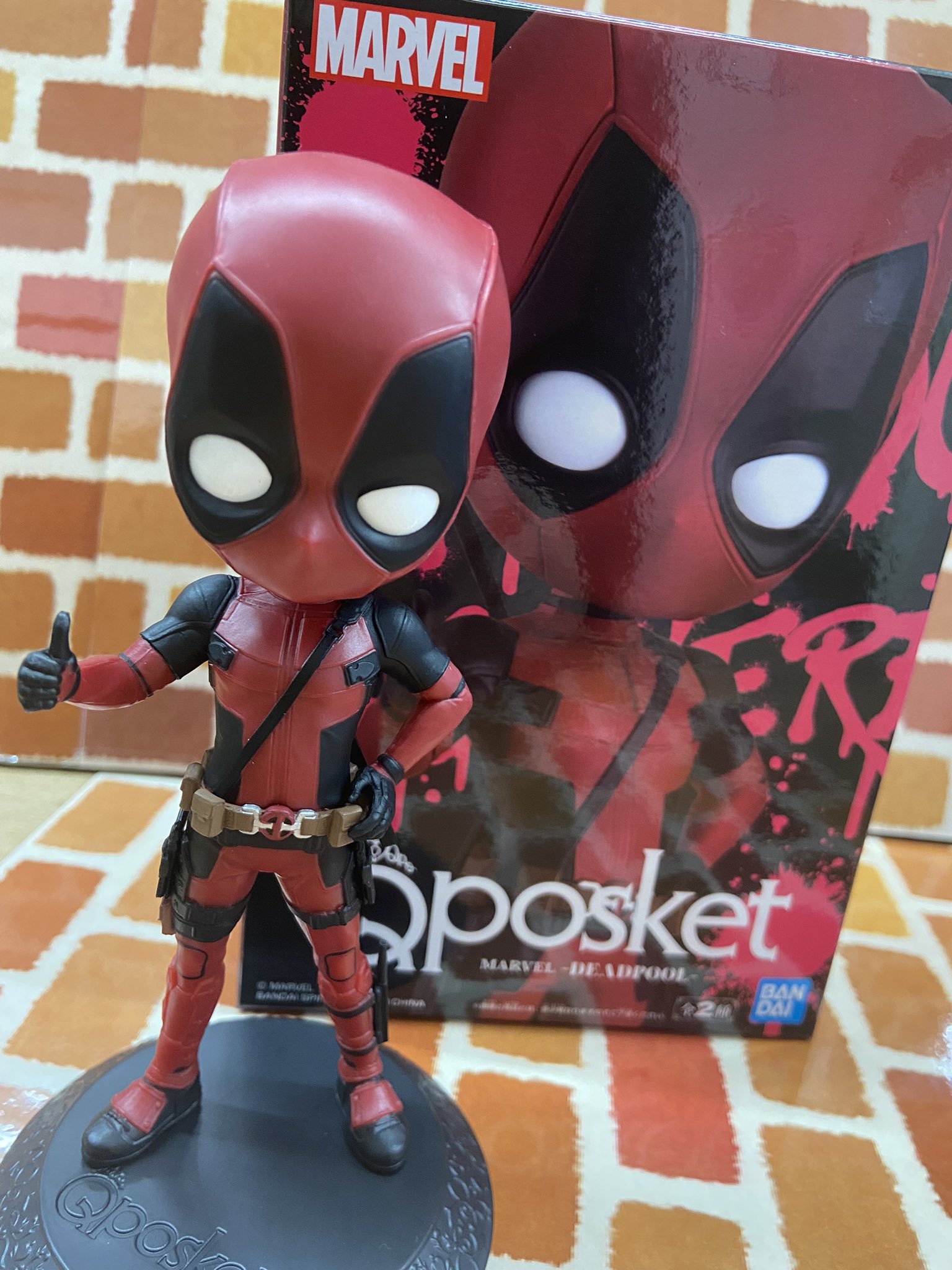Deadpool - ver.A ของแท้ JP - Q Posket Banpresto [โมเดล Marvel]