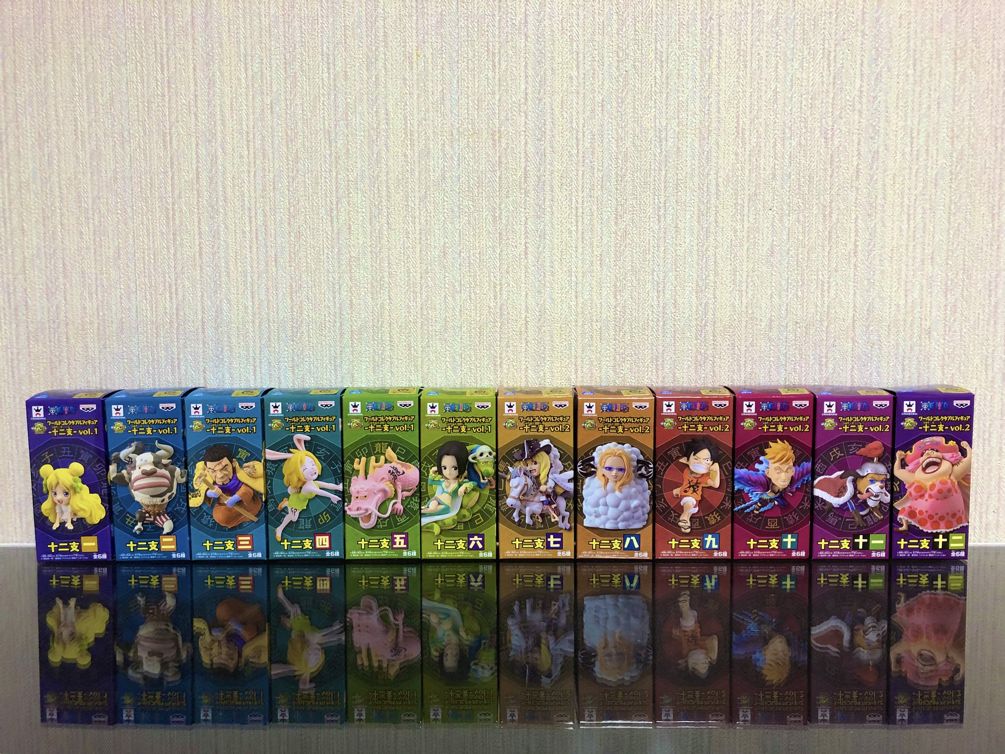 Zodiac Set ของแท้ JP แมวทอง - WCF Banpresto [โมเดลวันพีช] (12 ตัว)