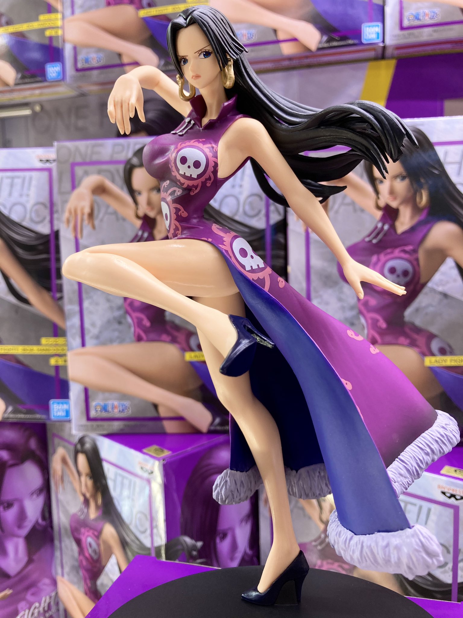 Boa Hancock ของแท้ JP แมวทอง - Lady Fight Banpresto [โมเดลวันพีช]