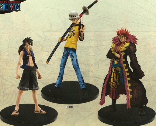 The Worst Generation Set ของแท้ JP แมวทอง - Grandline Men Banpresto [โมเดลวันพีช] (3 ตัว)