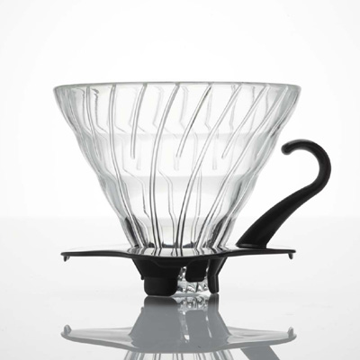 Hario V60 Glass Dripper 02 Black - VDG-02B