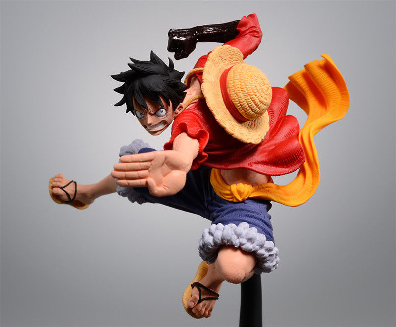 Luffy ของแท้ JP แมวทอง - Scultures Banpresto [โมเดลวันพีช]