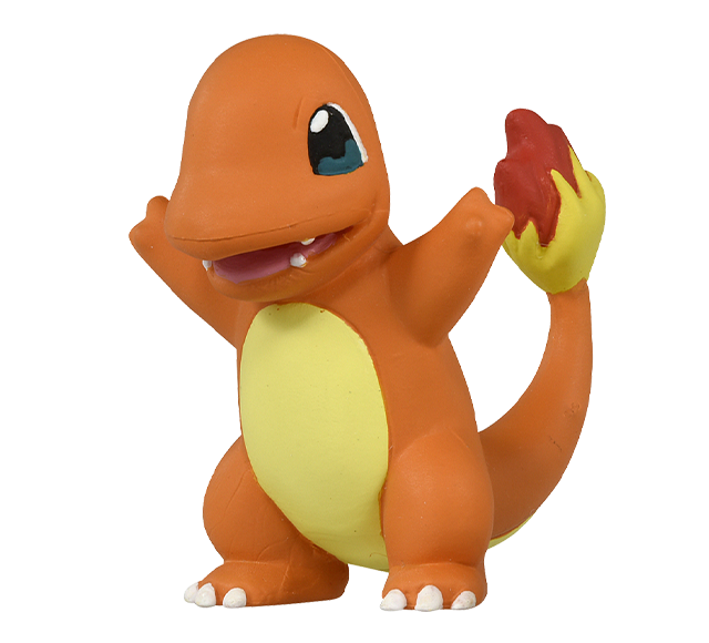 Charmander ของแท้ JP - Monster Collection Takara Tomy [โมเดลโปเกมอน]