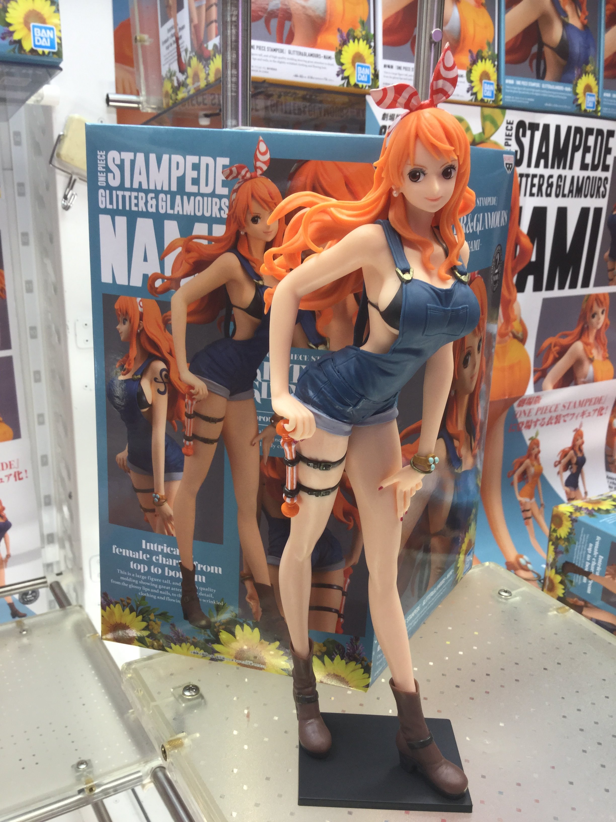 Nami Stampede Special Color ของแท้ JP แมวทอง - Glitter & Glamours Banpresto [โมเดลวันพีช]