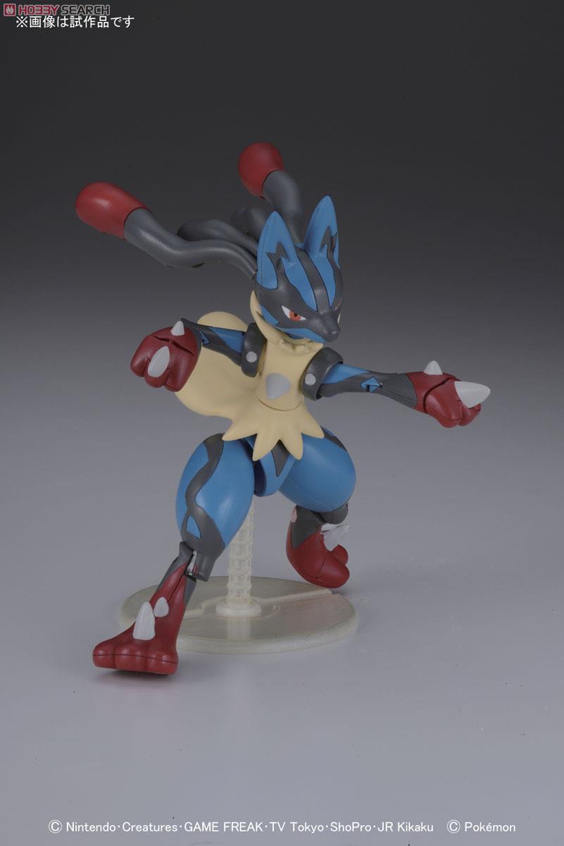Mega Lucario (แบบประกอบ) ของแท้ JP - Pokemon Plamo Bandai [โมเดลโปเกมอน]