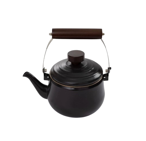 Enamel Teapot Charcoal CKW-348