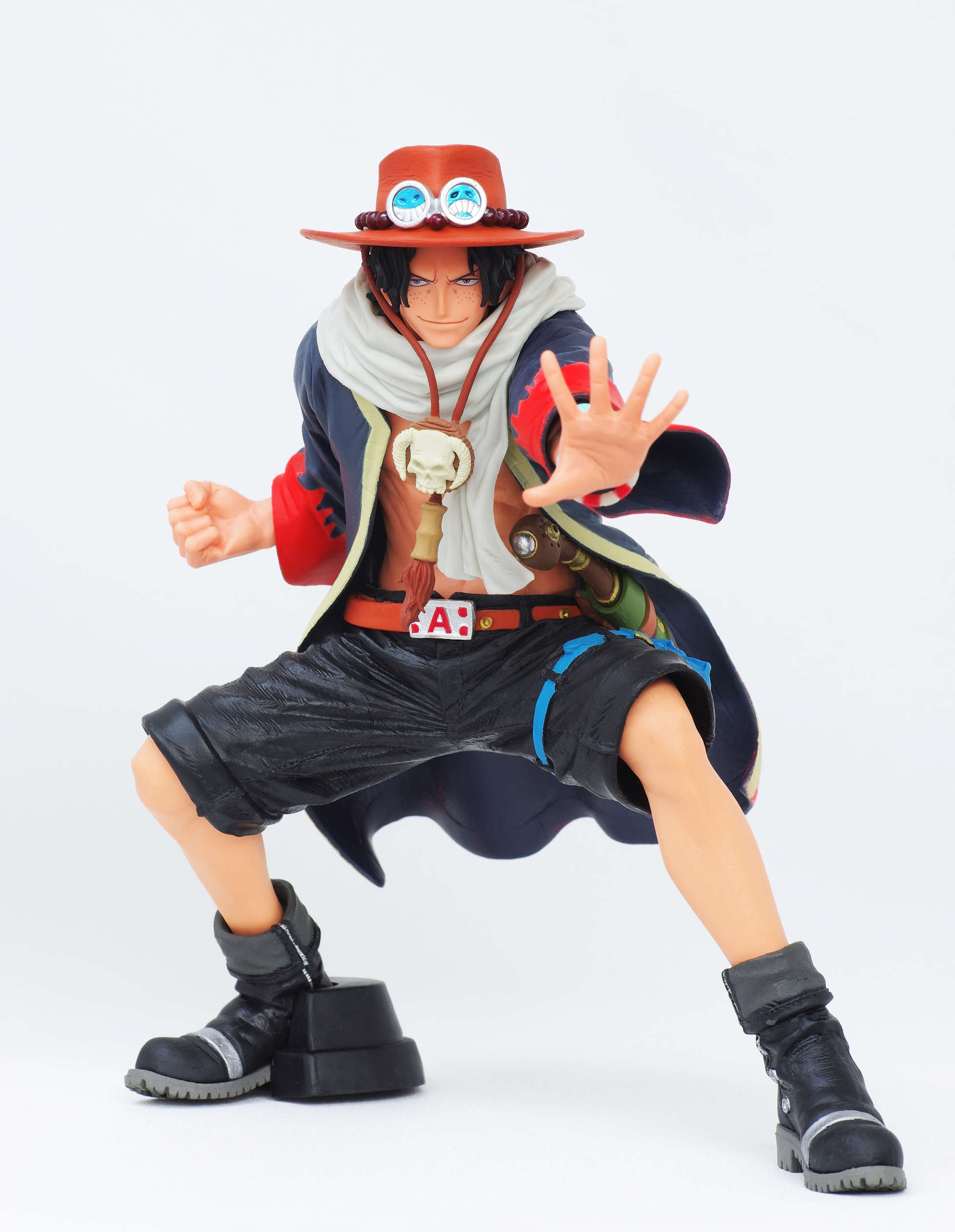 Ace ของแท้ JP แมวทอง - King of Artist Banpresto [โมเดลวันพีช]
