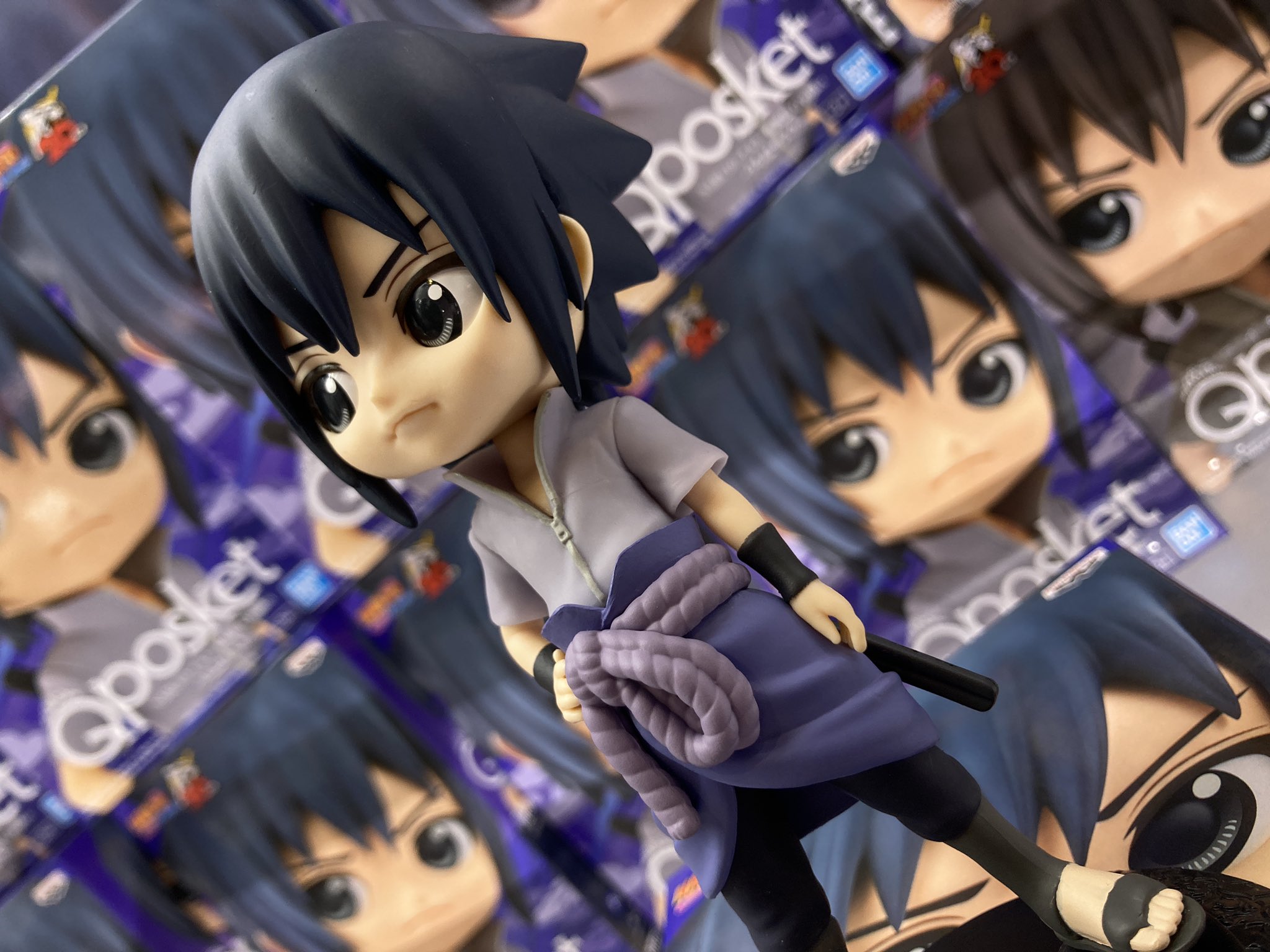 Sasuke ของแท้ JP - Q Posket Banpresto [โมเดลนารูโตะ]