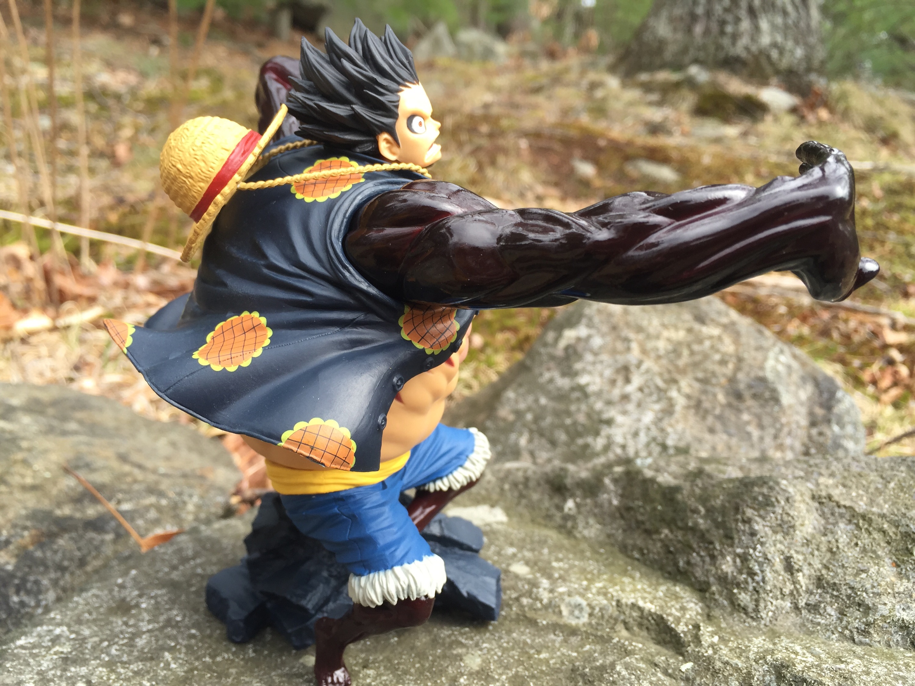 Luffy Gear 4 ของแท้ JP แมวทอง - Scultures Banpresto [โมเดลวันพีช]