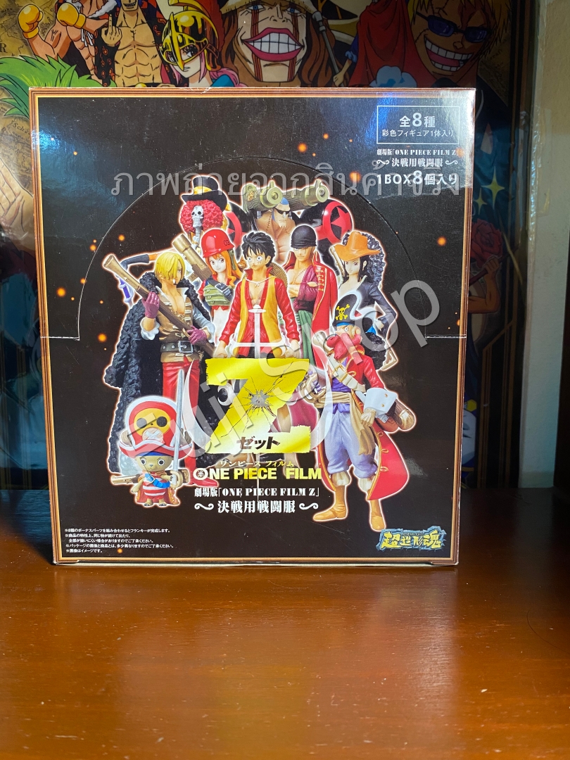 Straw Hat Pirates Film Z Set ของแท้ JP แมวทอง - Super Modeling Soul Bandai [โมเดลวันพีช] (9 ตัว)