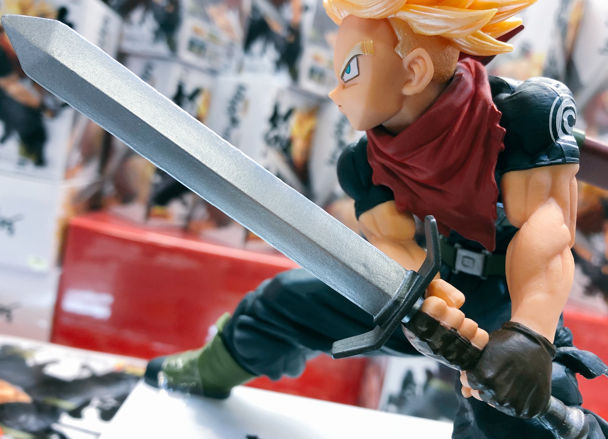Trunks Super Saiyan ของแท้ JP แมวทอง - Super Dragonball Heroes Banpresto [โมเดลดราก้อนบอล]