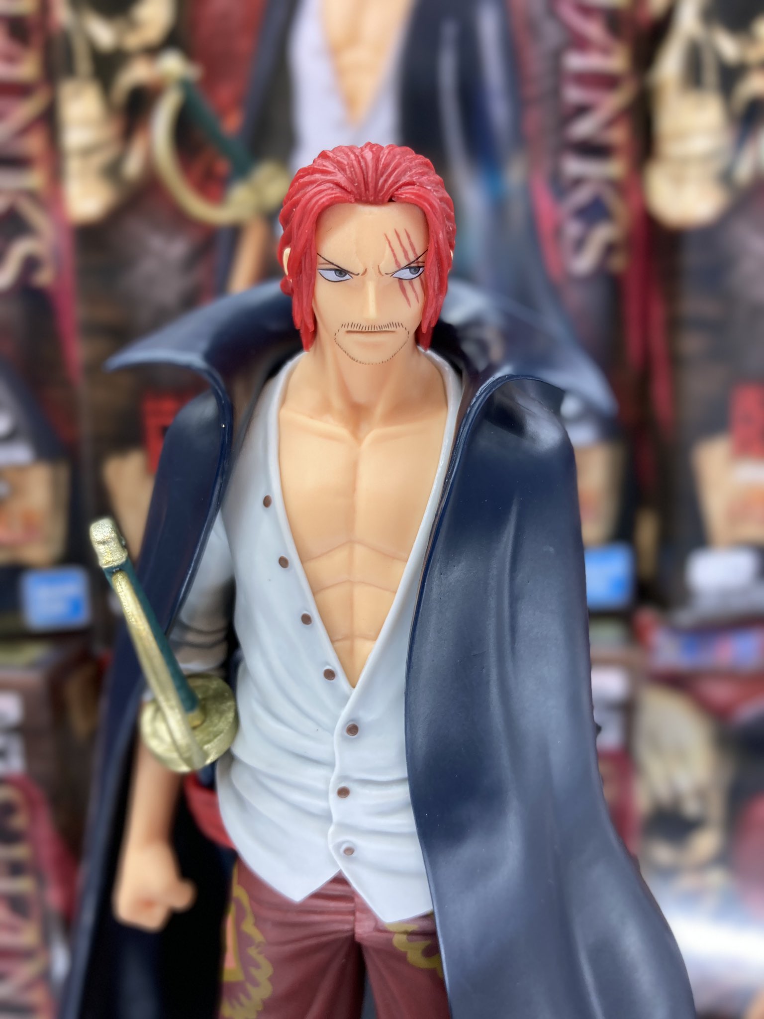 Shanks Film Red ของแท้ JP แมวทอง - Grandline Men Banpresto [โมเดลวันพีช]