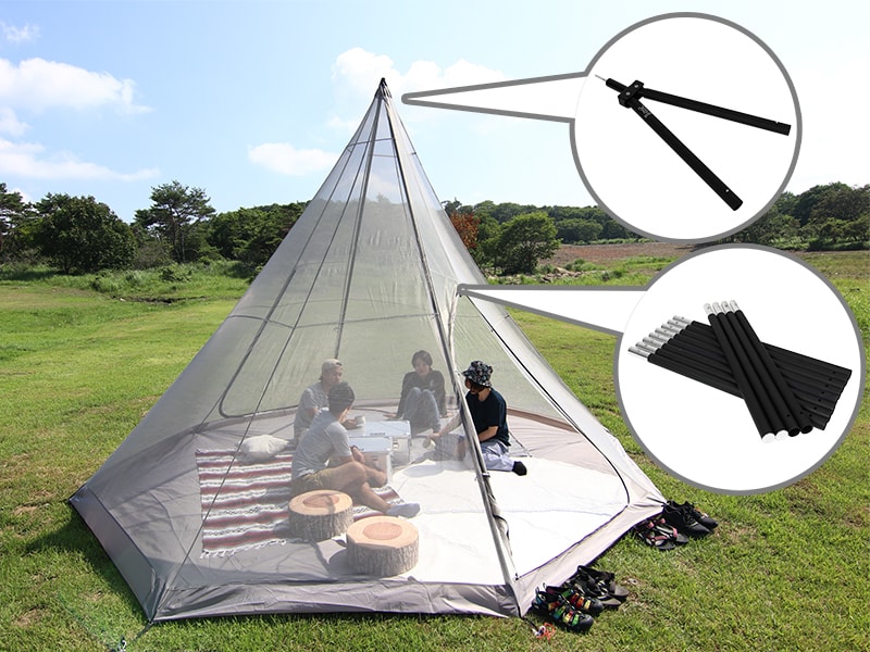 DoD Fork Attachment with poles FA5-603-BK