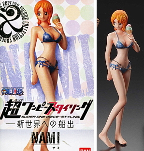 Nami ของแท้ JP แมวทอง - Super Styling Bandai [โมเดลวันพีช]