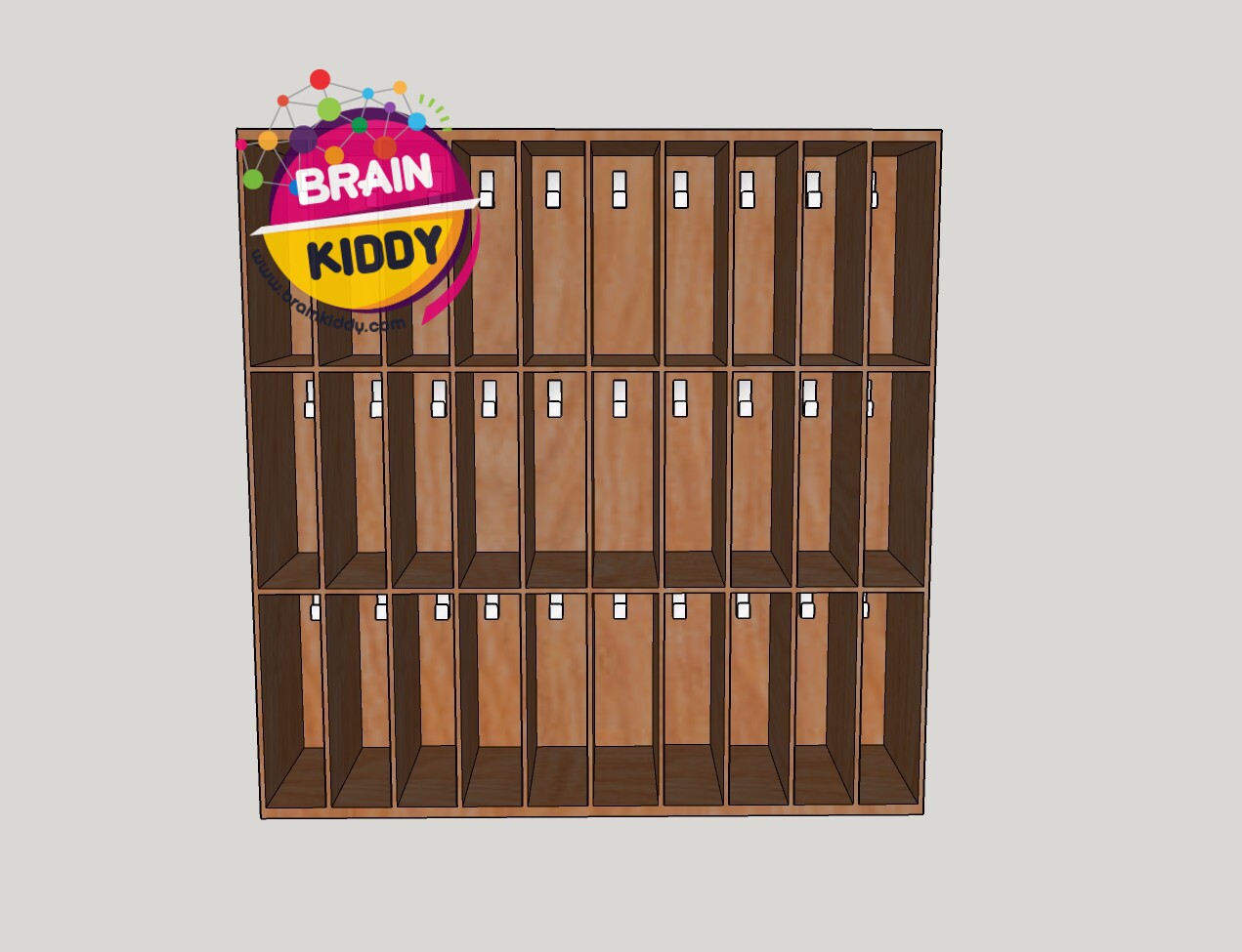 ที่เก็บแก้ว, แขวนแปรงและผ้าเช็ดหน้า 30 ช่อง , ตู้ไม้,เฟอร์นิเจอร์เด็กสั่งทำตามสีและขนาดได้ , เฟอร์นิเจอร์ไม้ , เฟอร์นิเจอร์เด็ก ขนาด 39 x 122 x 124 ซม.