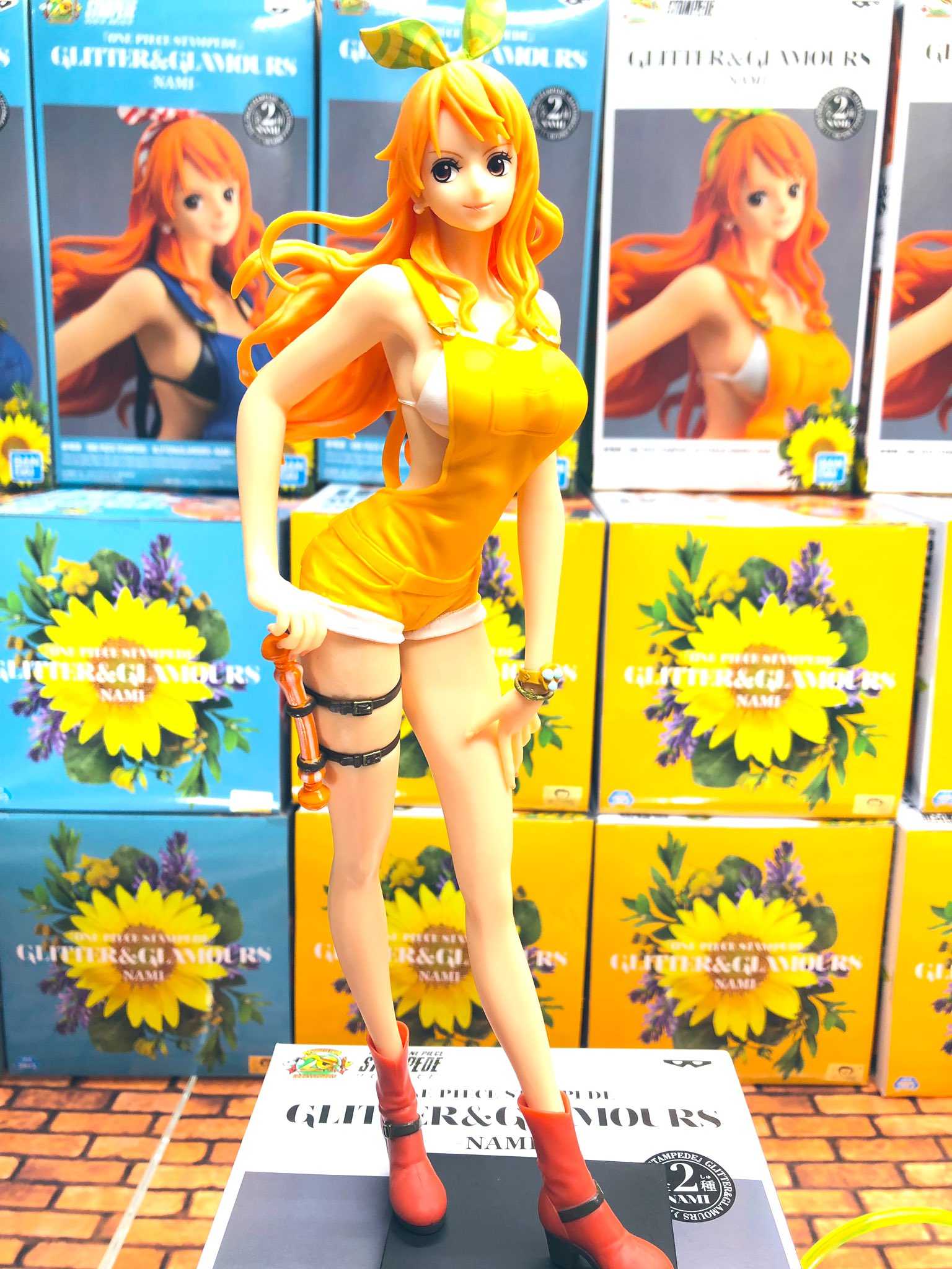 Nami Stampede ของแท้ JP แมวทอง - Glitter & Glamours Banpresto [โมเดลวันพีช]