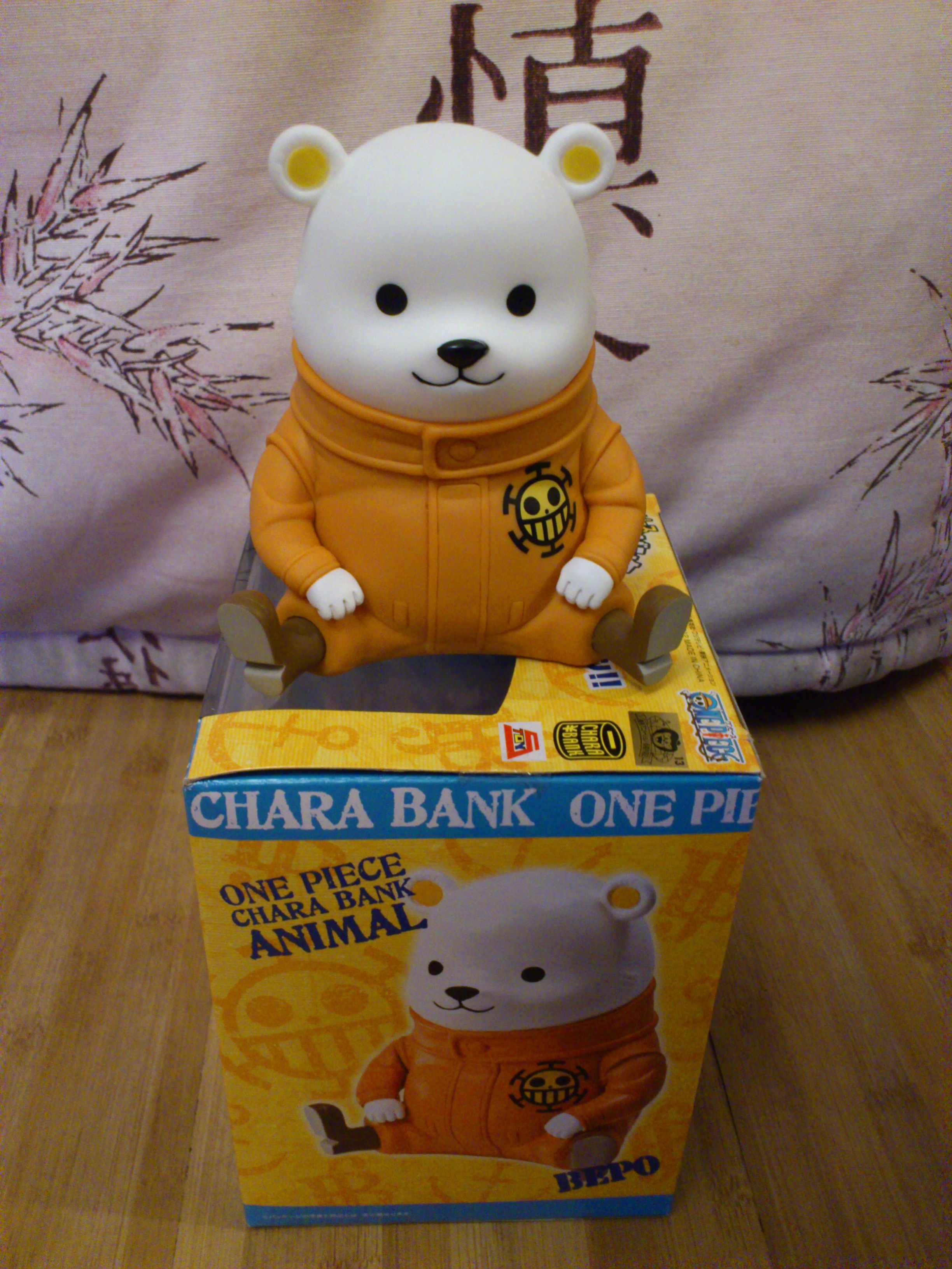 Bepo ของแท้ JP แมวทอง - Chara Bank Megahouse [โมเดลวันพีช]