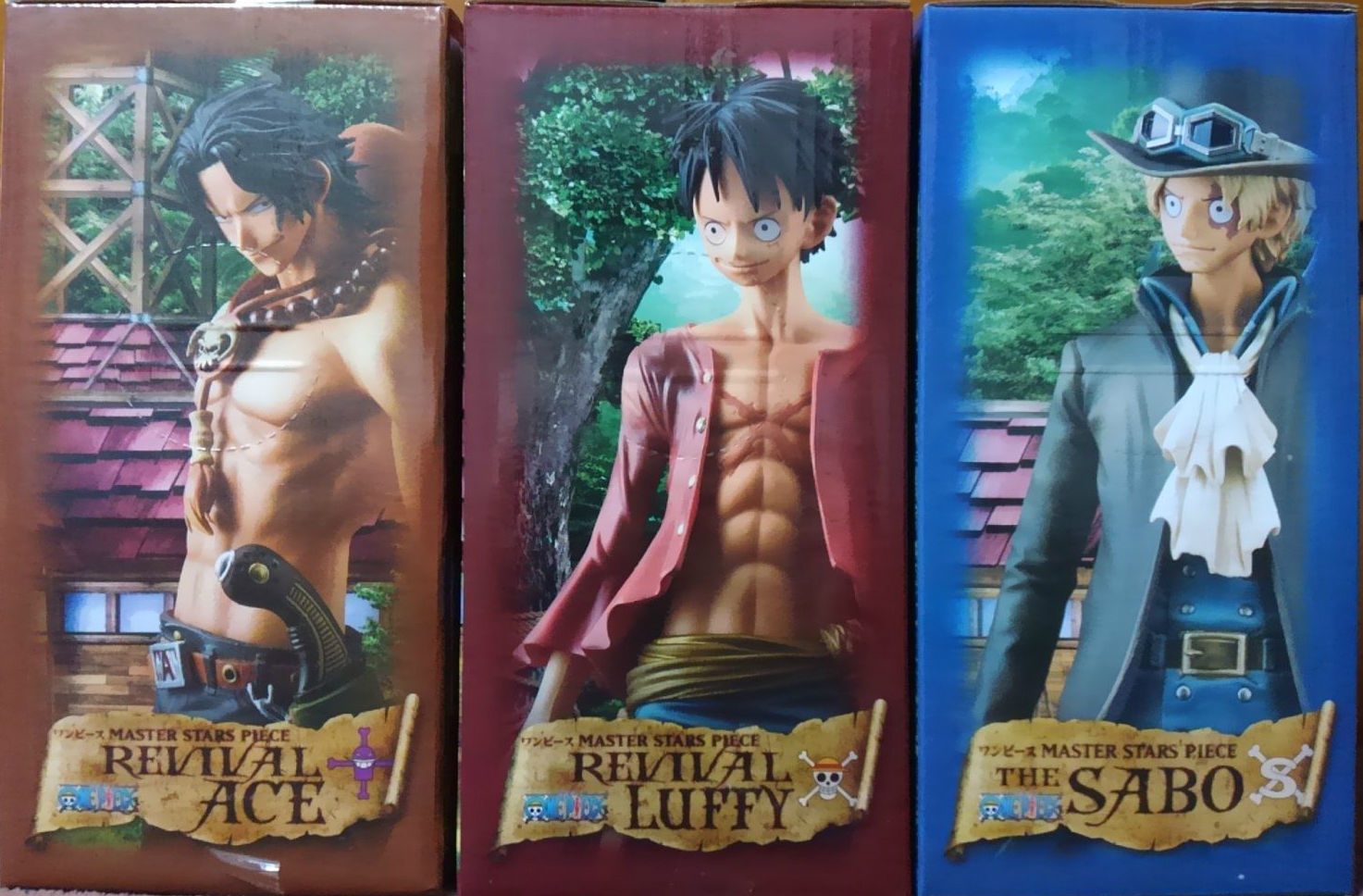 Revival Set ของแท้ JP แมวทอง - Master Stars Piece Banpresto [โมเดลวันพีช] (3 ตัว)